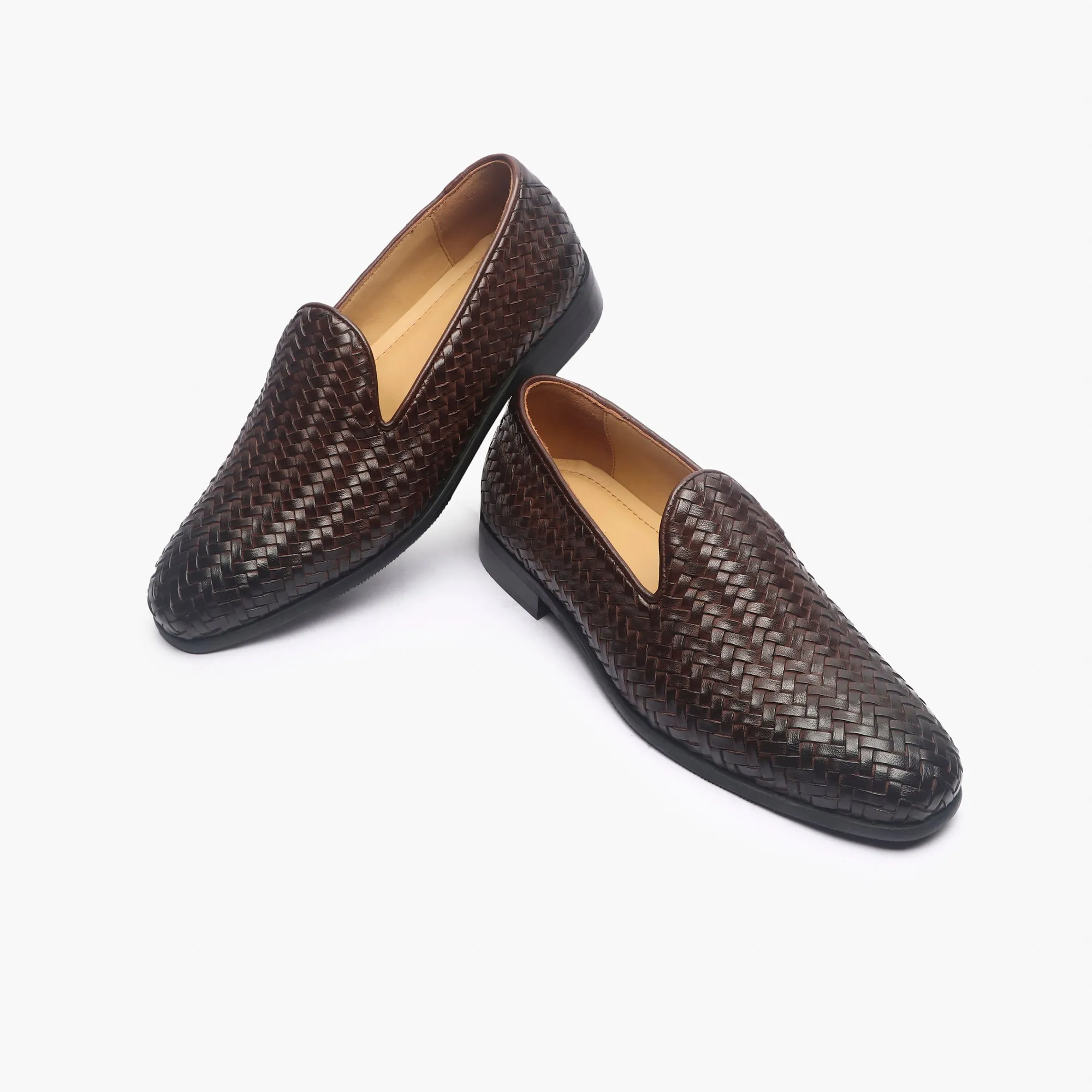 Arrow Weave Slip Ons