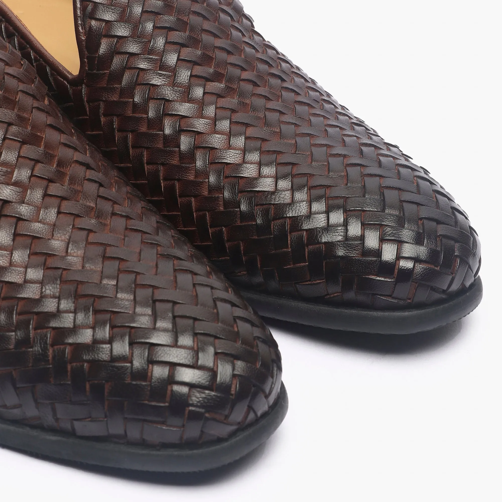 Arrow Weave Slip Ons
