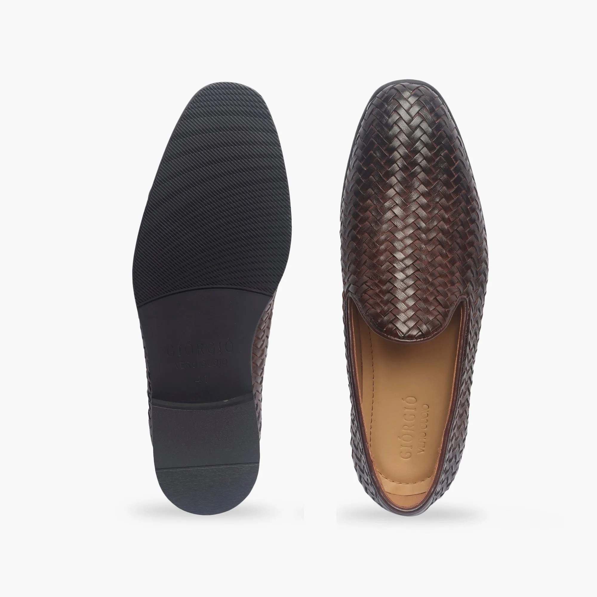 Arrow Weave Slip Ons