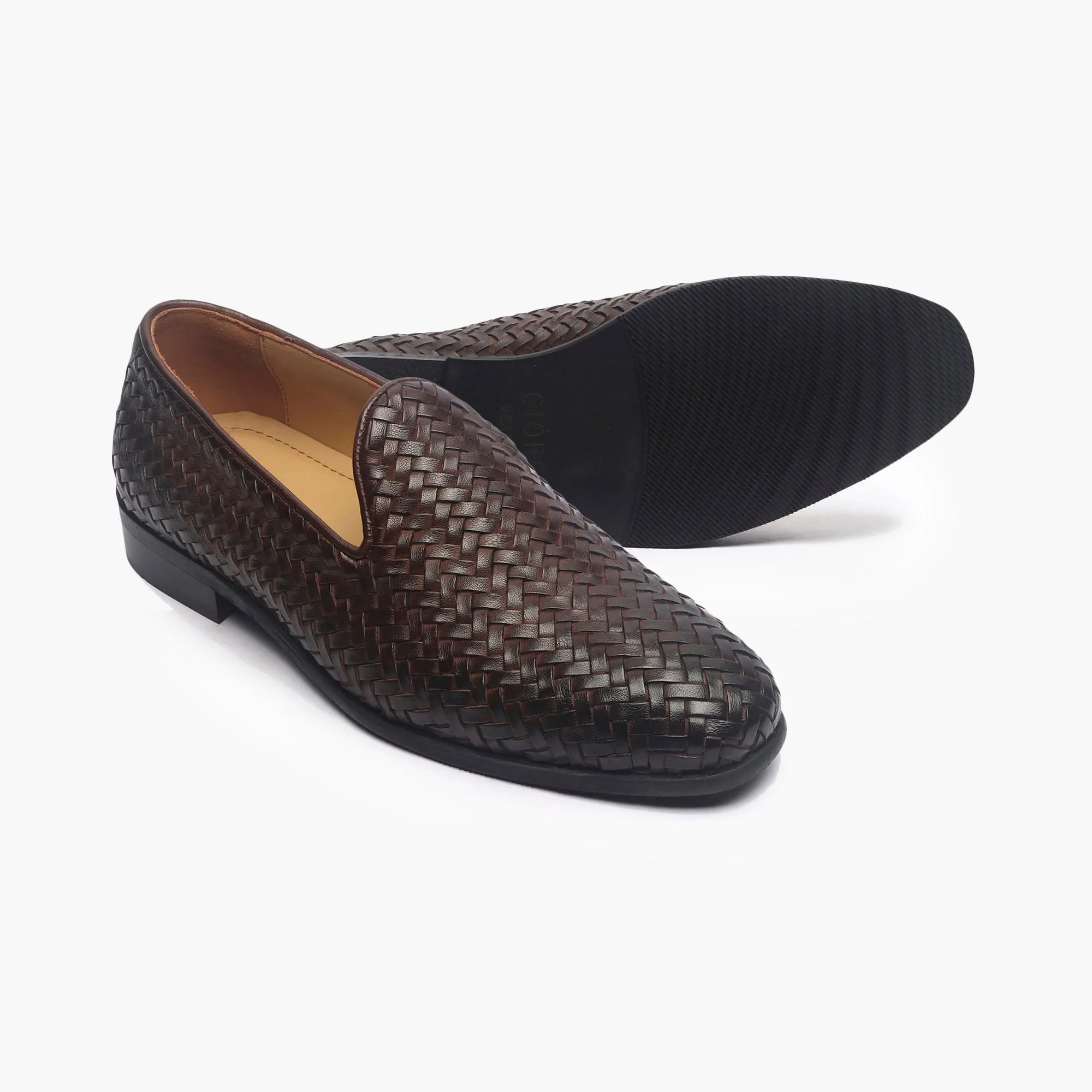 Arrow Weave Slip Ons