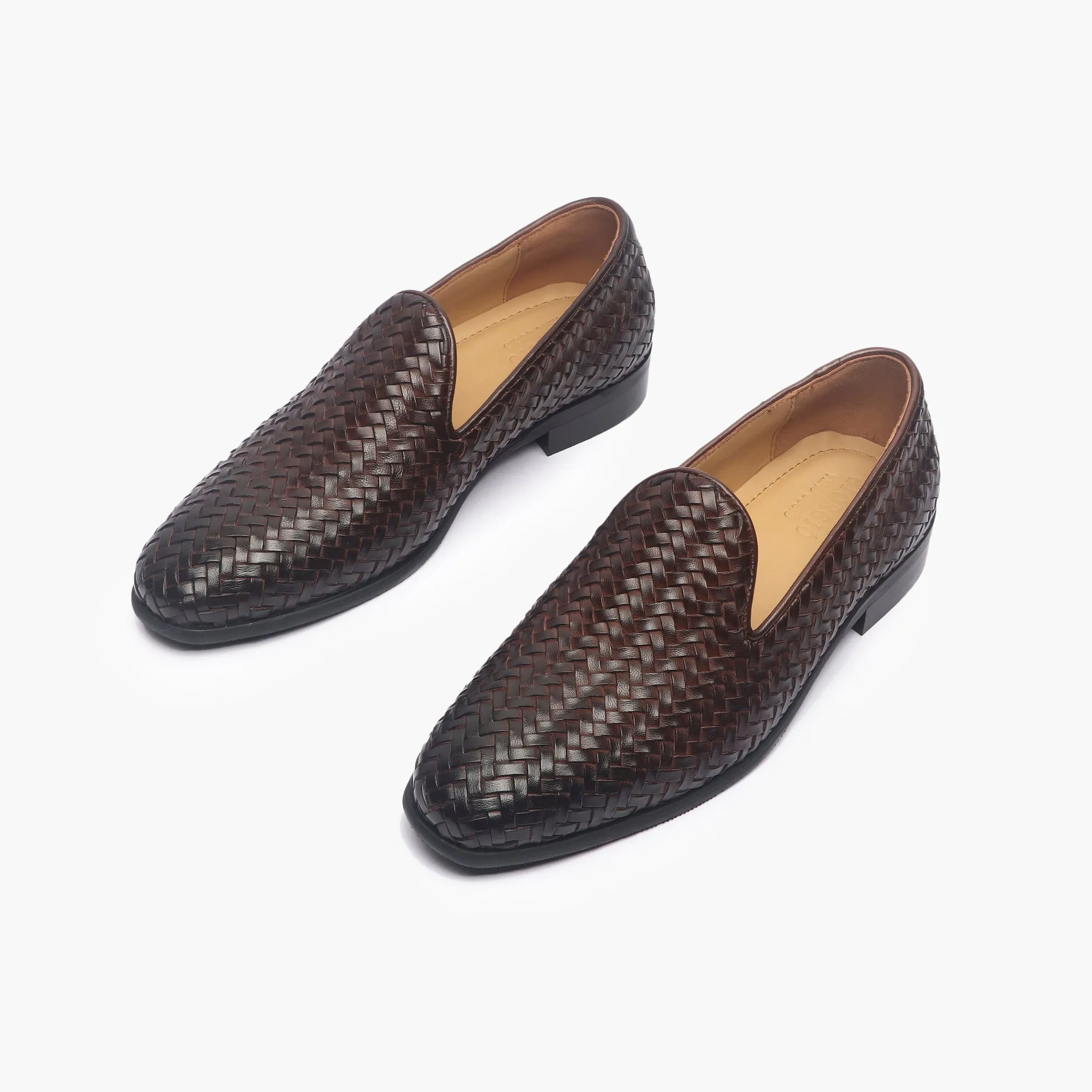 Arrow Weave Slip Ons