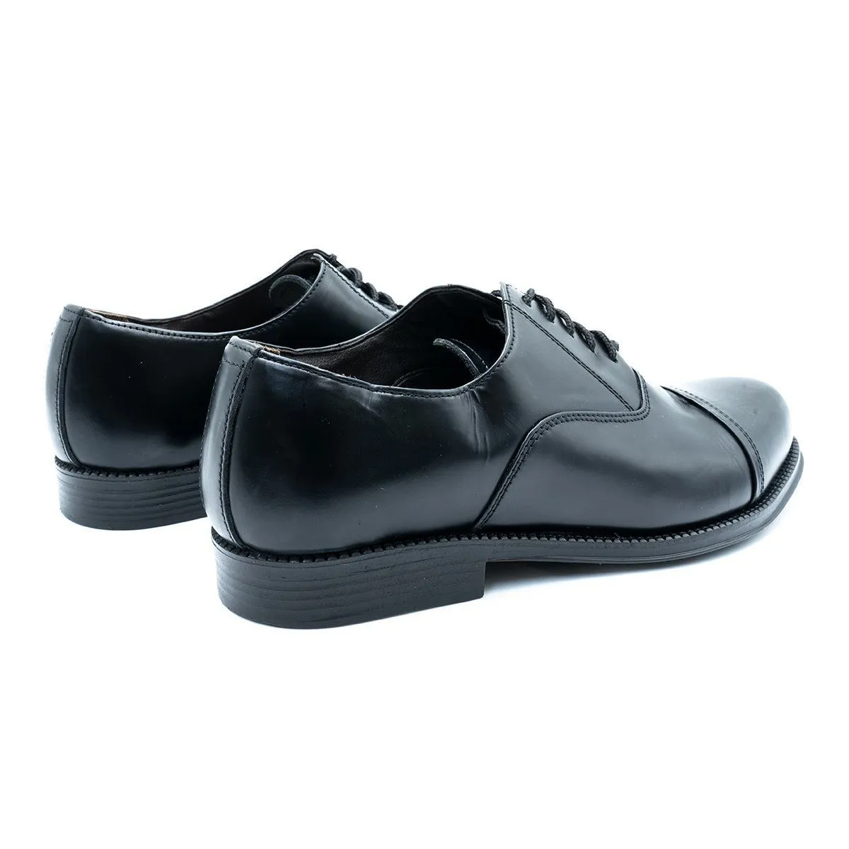 Clifford James Oxford Formal Lace Ups Leather Black Colour For Men