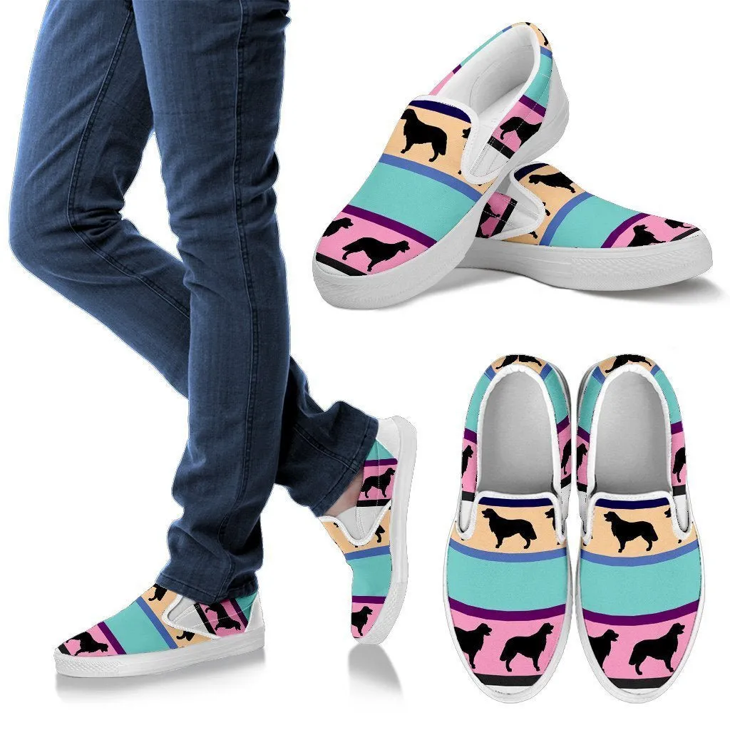 Dogs Pattern  Women's Slip Ons