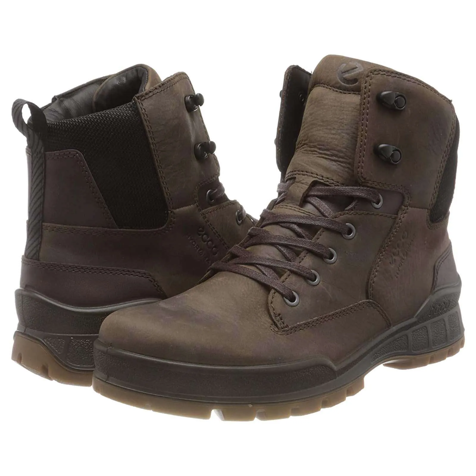 Ecco Track 25 Water Repellent Leather Men's Indulated Ankle Boots