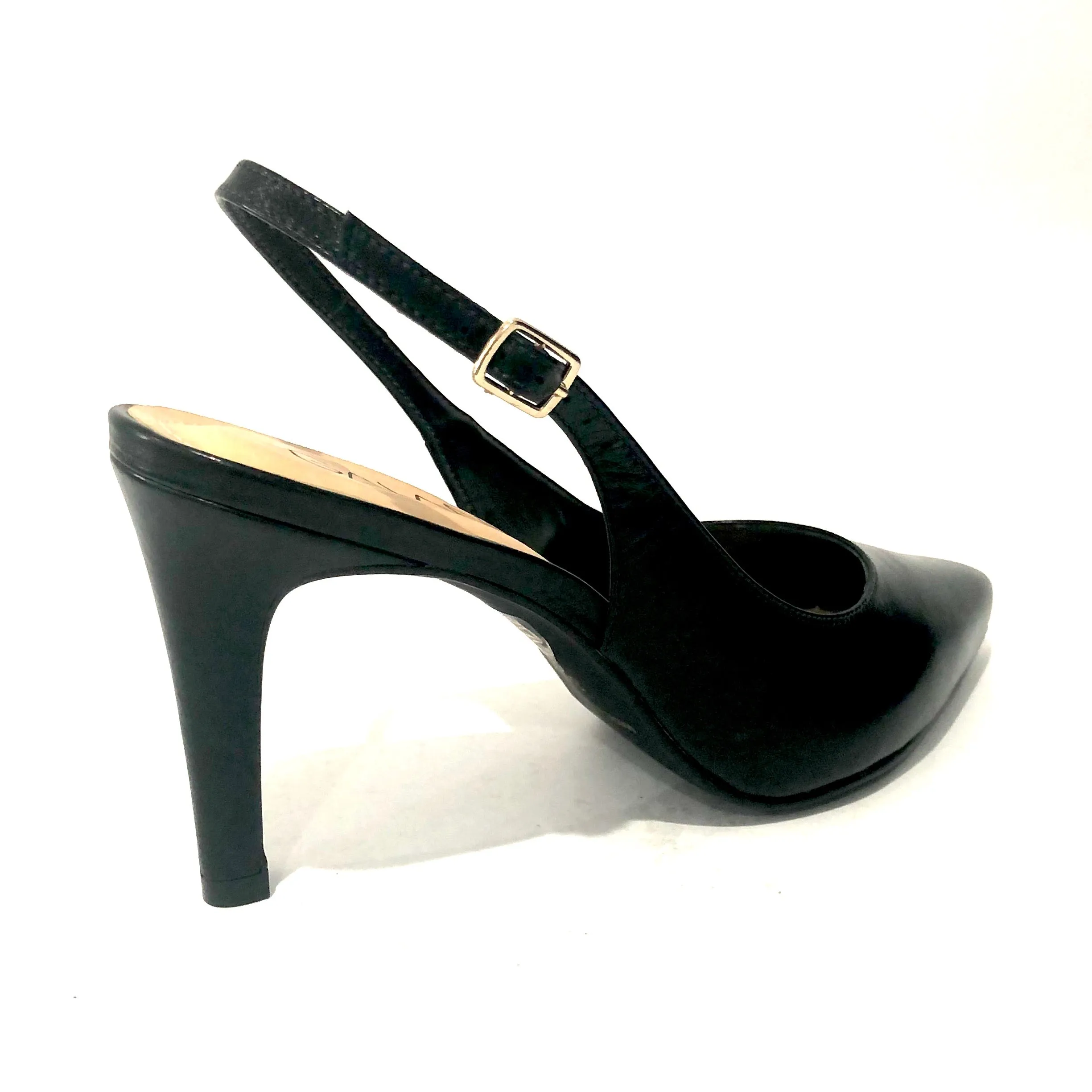 Galani - Drill Slingback Black