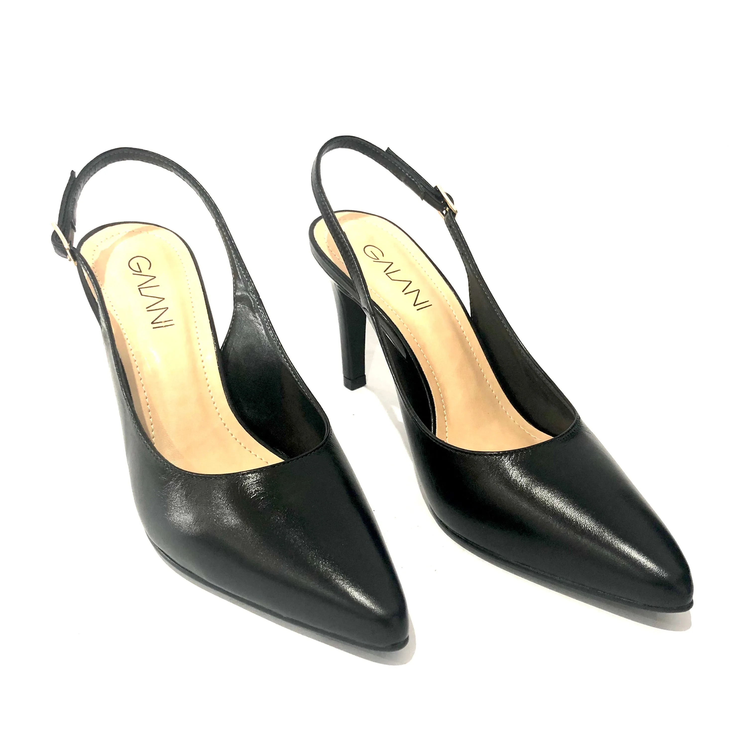 Galani - Drill Slingback Black