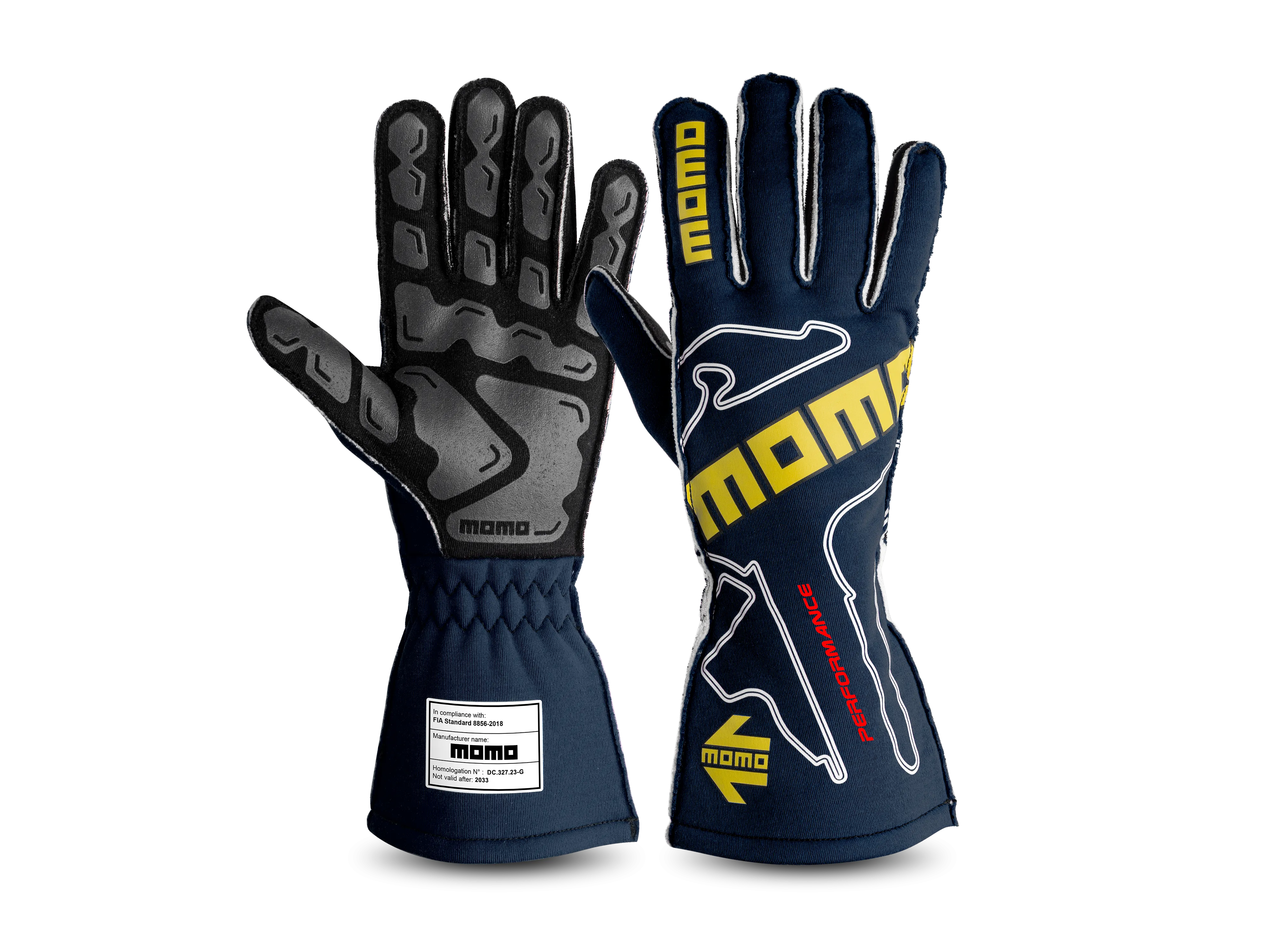 GLOVES PERFORMANCE Night Navy Red or White