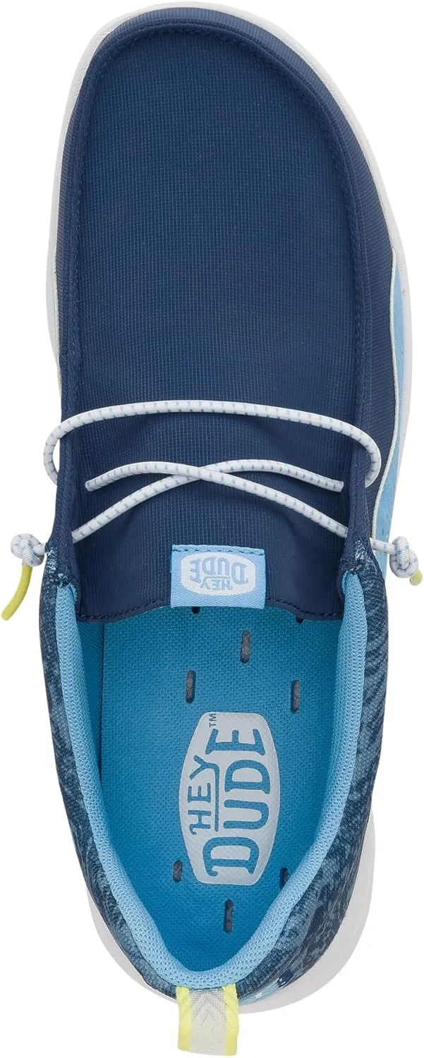 HEYDUDE Wally Hey2O Mesh, Men??s Shoes, Men's Slip-on Loafers, Comfortable & Light-Weight
