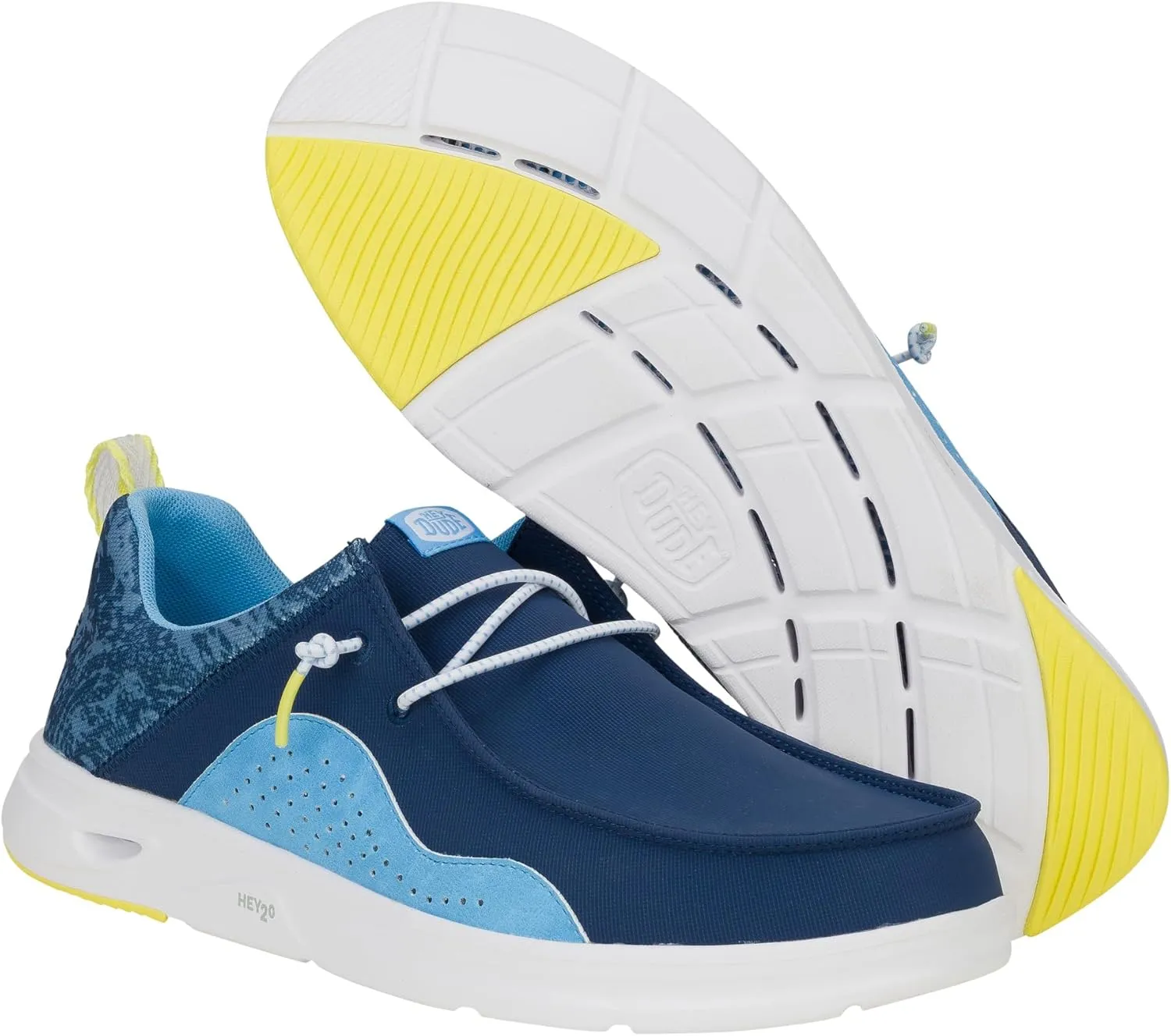 HEYDUDE Wally Hey2O Mesh, Men??s Shoes, Men's Slip-on Loafers, Comfortable & Light-Weight
