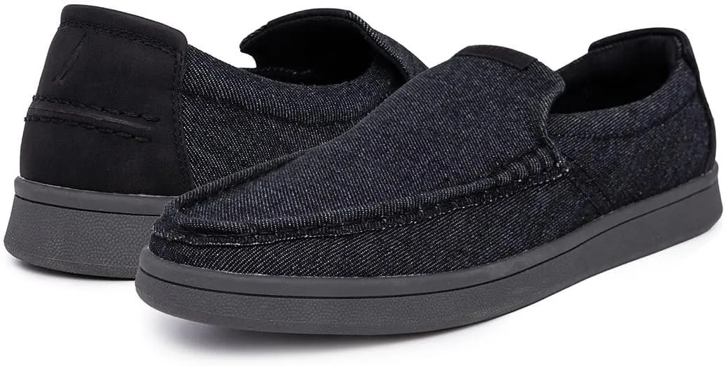 Nautica Men's Slip-On Loafers Casual Moc Toe Sneakers Boat Shoes Slipper for Men ?C Lightweight & Comfortable - Derwin