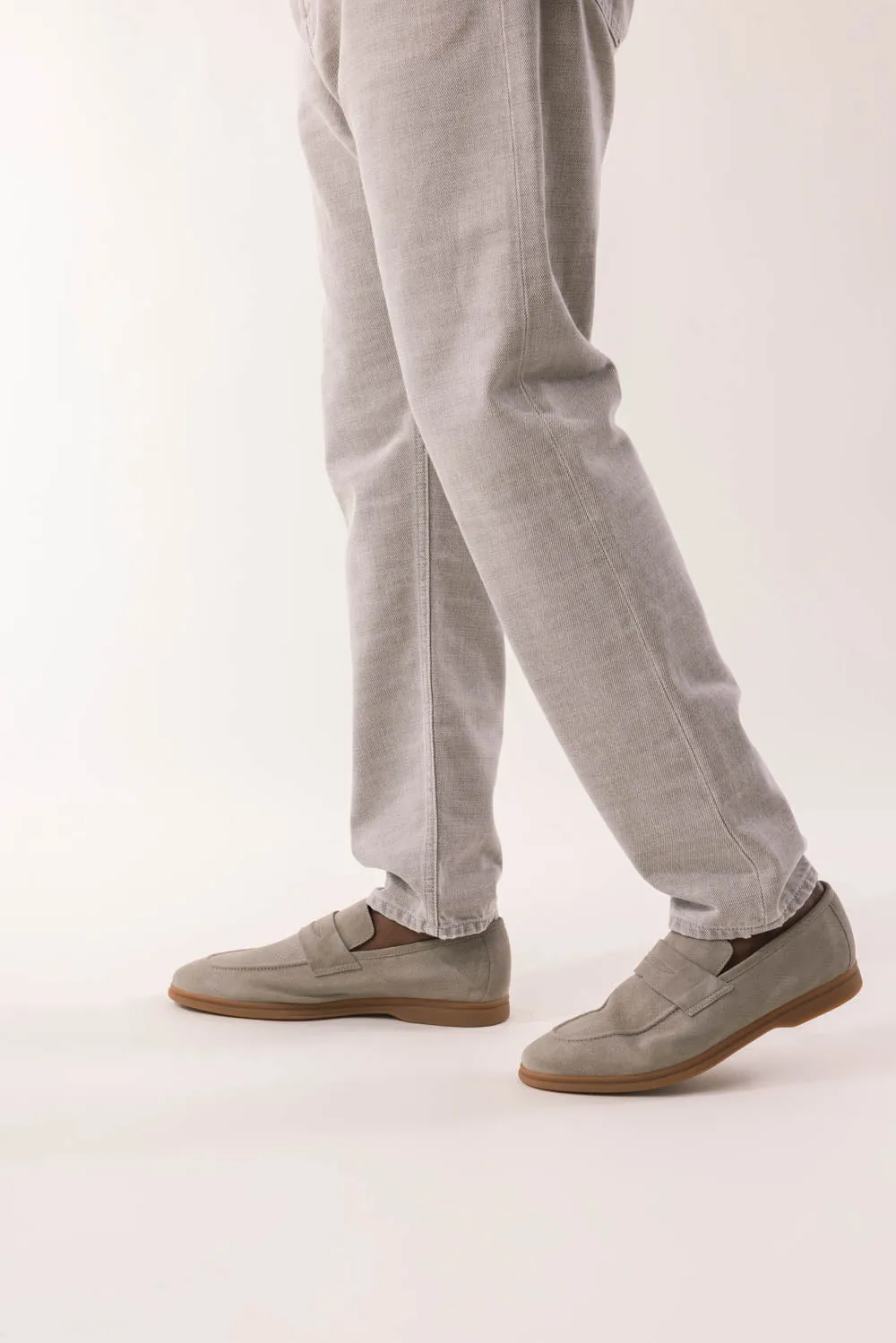 Suede Loafer - Military