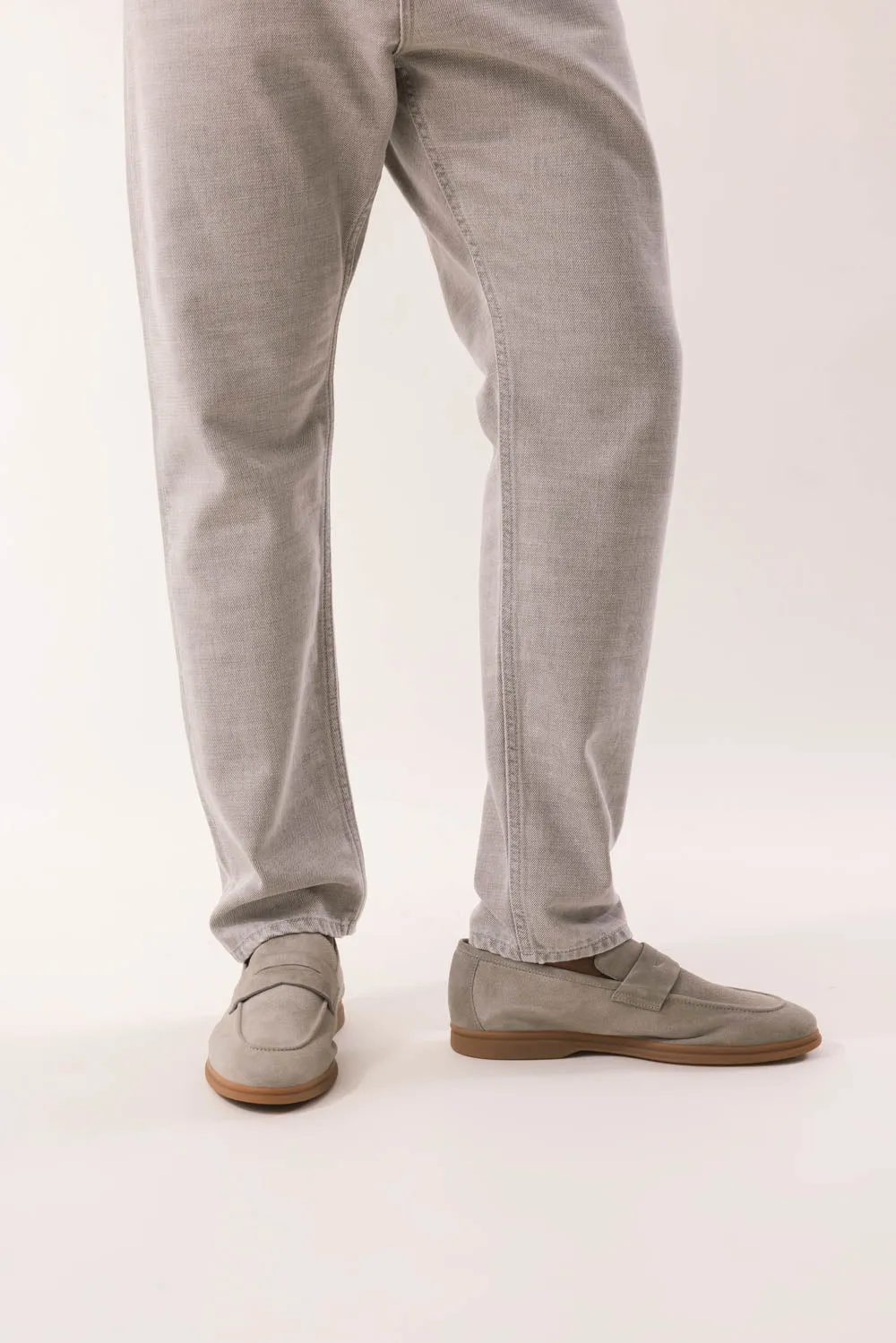 Suede Loafer - Military