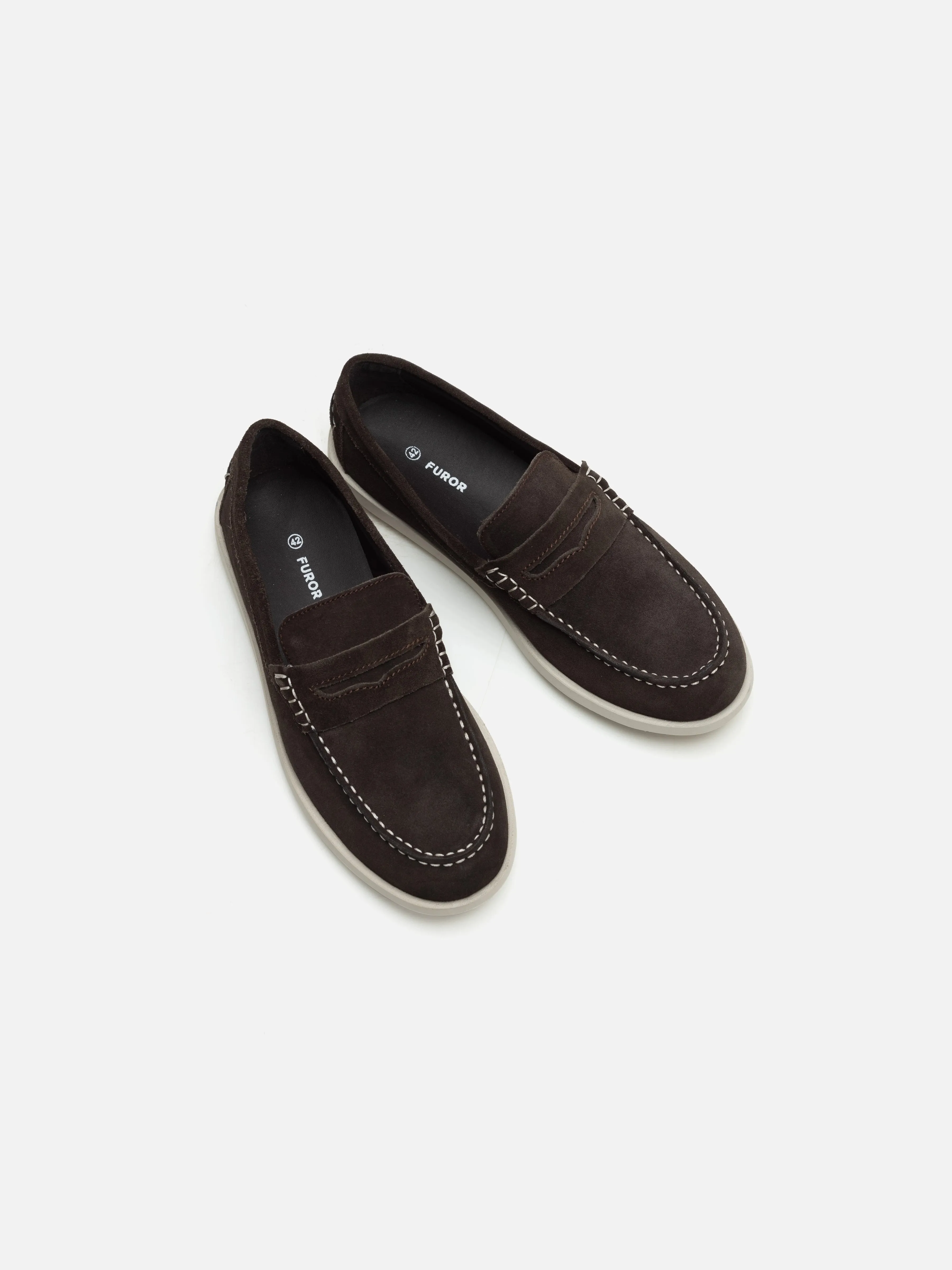 Suede Penny Loafer - FAMS24-071