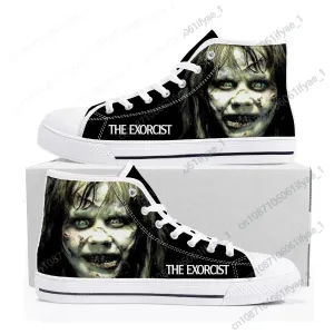 The Exorcist High Top Canvas Sneakers – Breathable, Sweat-Absorbent, Durable Casual Shoes for Men, Women, and Teens