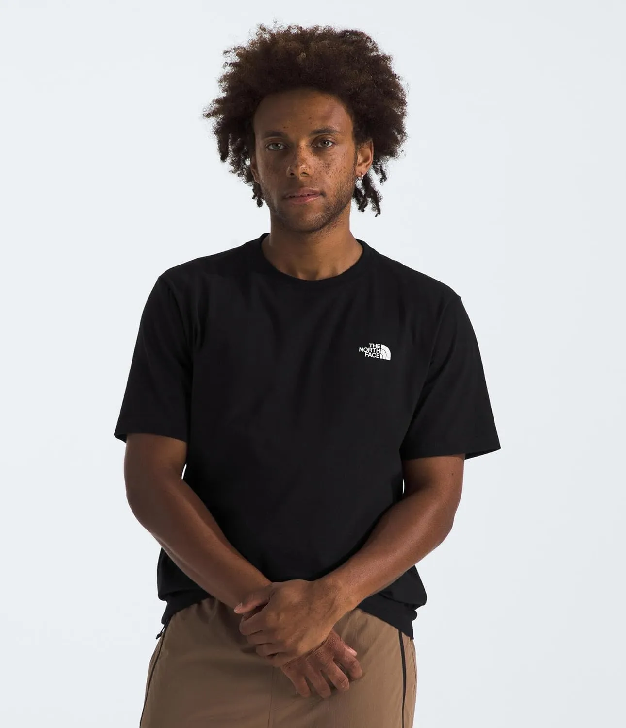 THE NORTH FACE Men's Core Box NSE Short Sleeve Tee | Branded T-Shirt with a Ribbed Collar