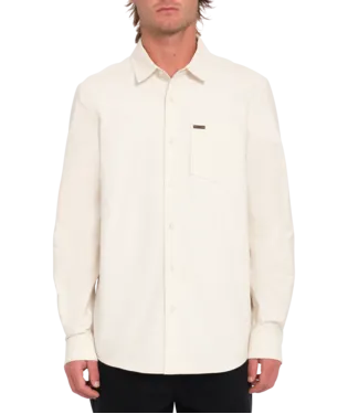 Volcom Mens Dirty White Veeco Oxford LS Shirt
